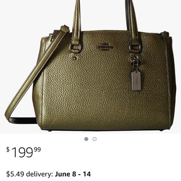 Coach Gold Crossbody Bag - Picture 8 of 9